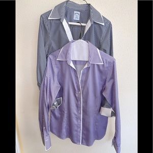 Bundle of Two: Brooks Brothers striped shirts